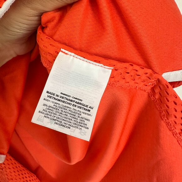 Nike Sportswear Mesh Orange Rush Coral Dress Size S - Picture 4 of 6